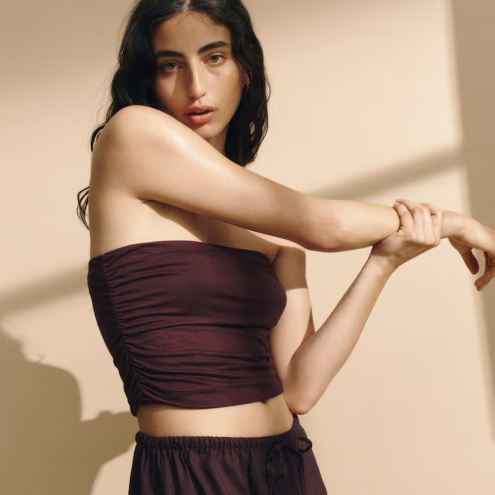 H&M brown bandeau